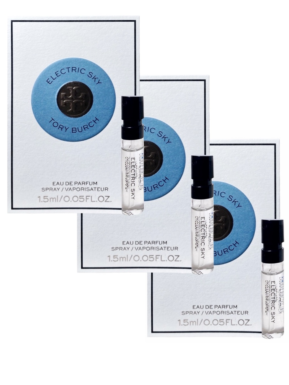 Tory Burch Essence of Dreams ELECTRIC SKY EDP 3PK NEW Tester